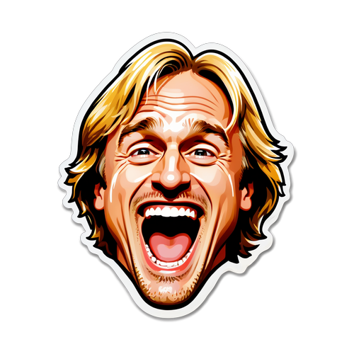 Owen Wilson Laughing Sticker