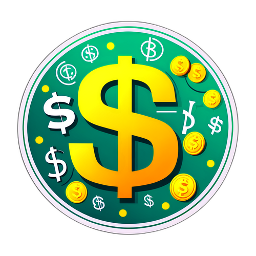 Finansal İşlemler ve Ticaret Sticker'ı