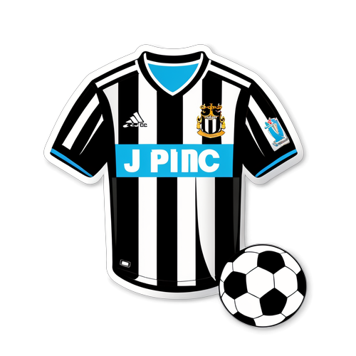 Bangga Newcastle! Stiker Menarik Jersey Bergaris Hitam-Putih yang Menggairahkan Hati Pemain Bolasepak!