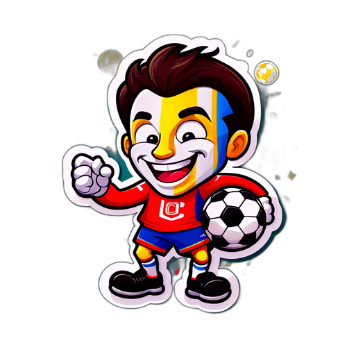 Stiker Kartun Lucu untuk Club Bolivar