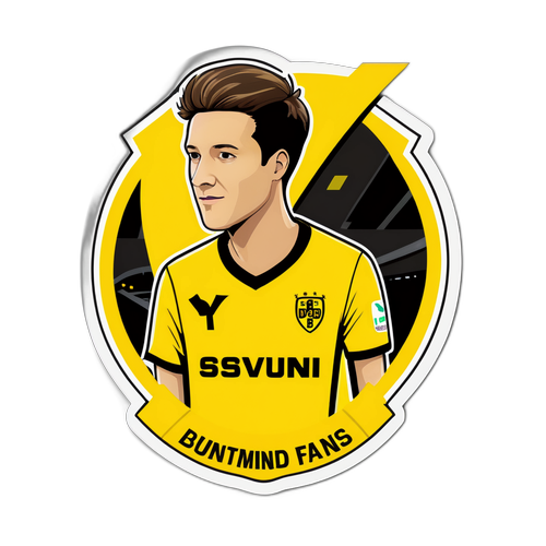 Stiker Unik Penggemar Dortmund