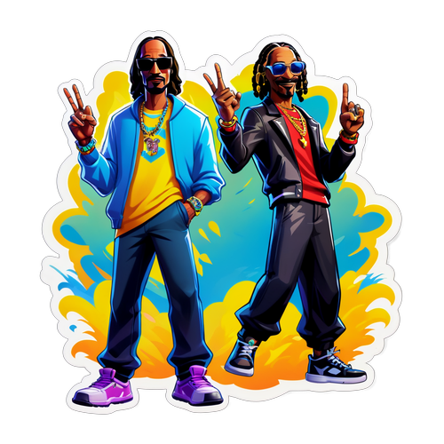 Den Sprødefede Fortnite Sticker: Snoop Dogg og Ikoniske Figurer Slynger Ind I Den Nye Sæson!