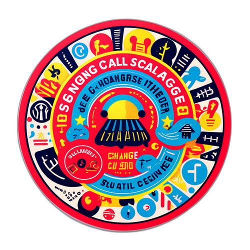 Design en klistermærke af Pelle Dragsted til social forandring