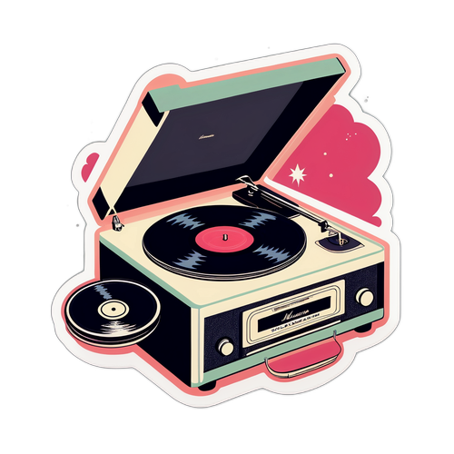 Vintage Hanglemezjátszó