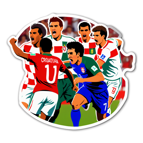 Ketegangan Memuncak! Momen Epik Portugal vs Croatia di Penuh Sorakan Pemain dan Penyokong!