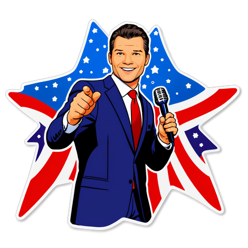 Bold Sticker med Pete Hegseth