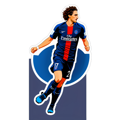 Rabiot sur le terrain