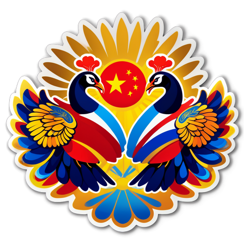 中俄友谊之贴纸