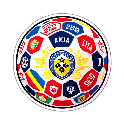 Stiker Nostalgia Bola Sepak Vintage