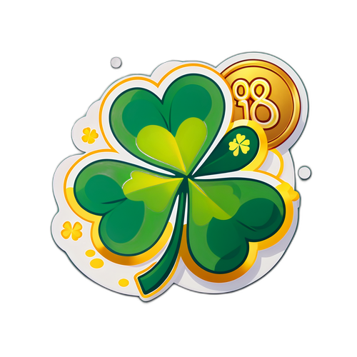 Adesivo da Sorte com Números da Quina