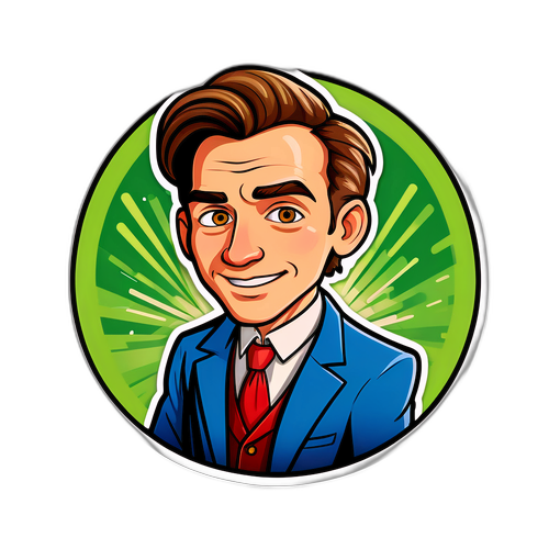 Moritz Prenninger im Cartoon-Stil