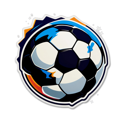 Fußball mit Champions-League-Logo