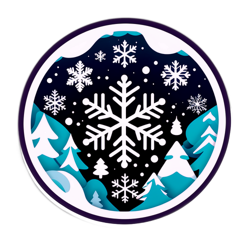 Masayang Sticker para sa Pagsalubong ng Disyembre 30