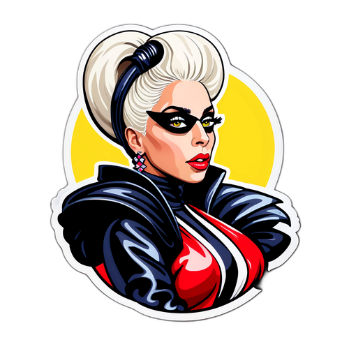 Ετικέτα με την εμβληματική μόδα της Lady Gaga