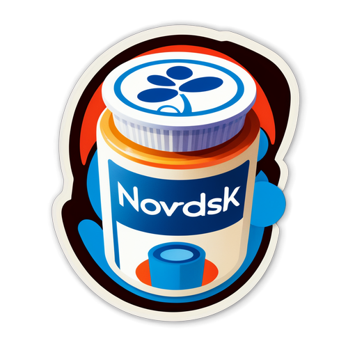 Novo Nordisk Logotyp med Hälsosamma Livsstils Element