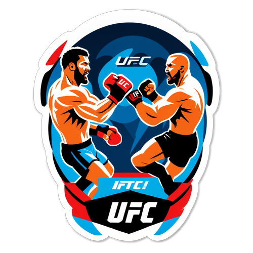 Energetisk UFC 312 Klistermärke