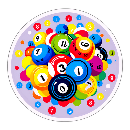 Rysunek przedstawiający losowanie Lotto