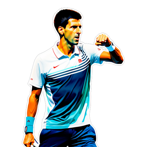 Isang Estilong Portrait ni Novak Djokovic