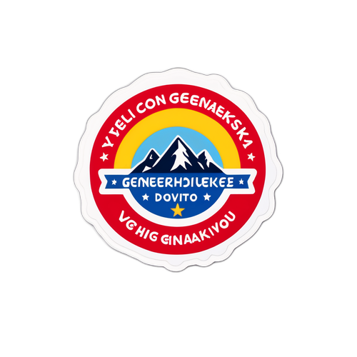 Motivační nálepka s citátem českého generála