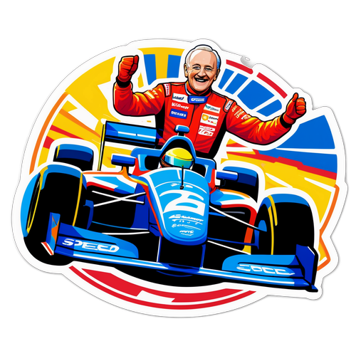 Humpy Wheeler Celebrating Race Victory