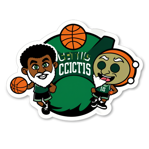 Stiker Rivalitas Celtics vs Knicks