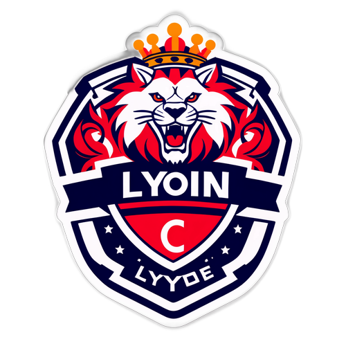 Логотип Лиона с символикой