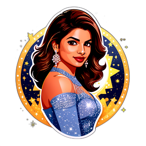 Autocollant créatif avec Priyanka Chopra
