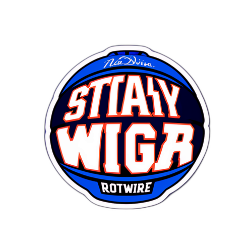 Minimalist Sticker para sa Rotowire NBA