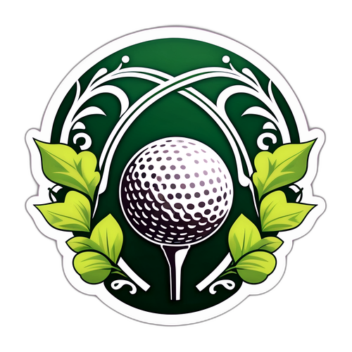 Elegant Golf Sticker