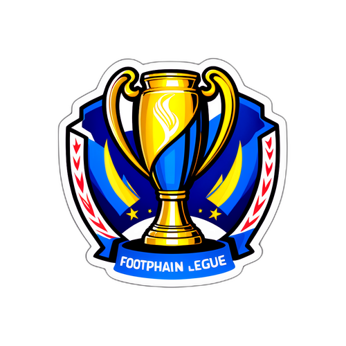 축구 팬들의 열정적인 응원과 챔피언스 리그 트로피