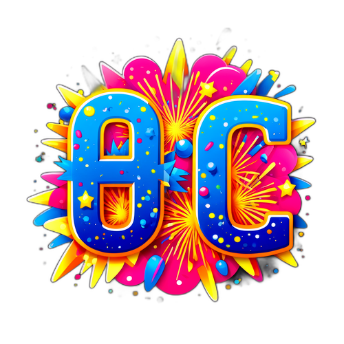 CL के साथ आतिशबाजी और रंग-बिरंगे कंफेटी का मजेदार स्टिकर