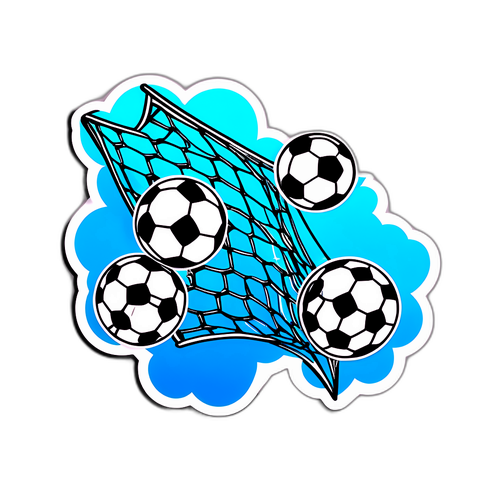 Hình dán nghệ thuật bóng đá