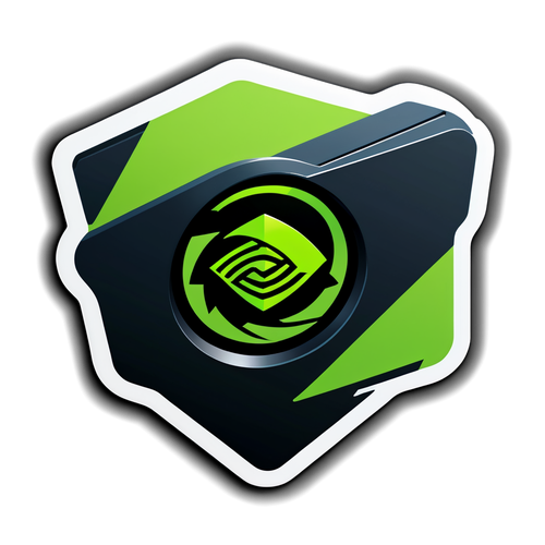 Trendy Nvidia Geforce RTX 5070 Sticker