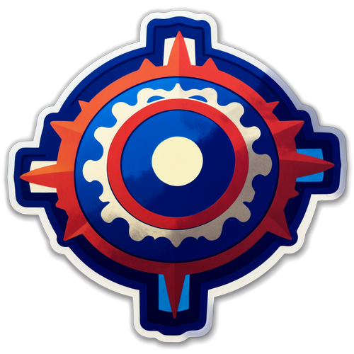 Cruz Azul Vintage Sunset Sticker