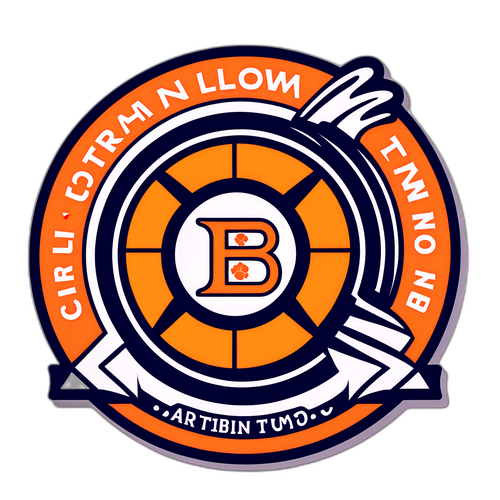 สติ๊กเกอร์ธีมฟุตบอลระหว่างลูตันทาวน์และบาร์เน็ต