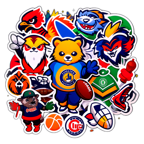 Enerjik Spor Takımları Sticker Seti