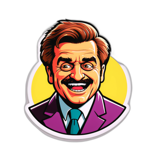 Witziger Paul Panzer Comic-Sticker