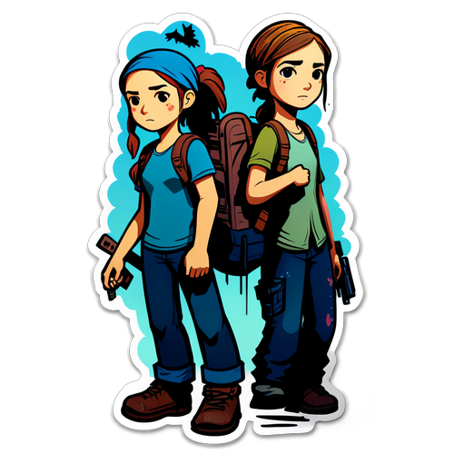 สติกเกอร์ตัวละครจาก The Last of Us