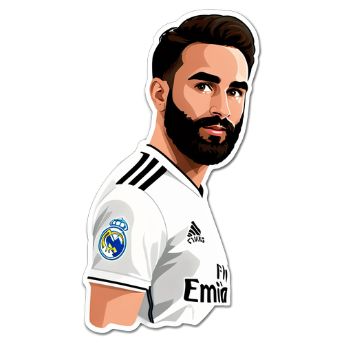 Sticker Shock: Hình Ảnh Đẹp Mê Hồn Của Dani Carvajal Dành Cho Fan Real Madrid!