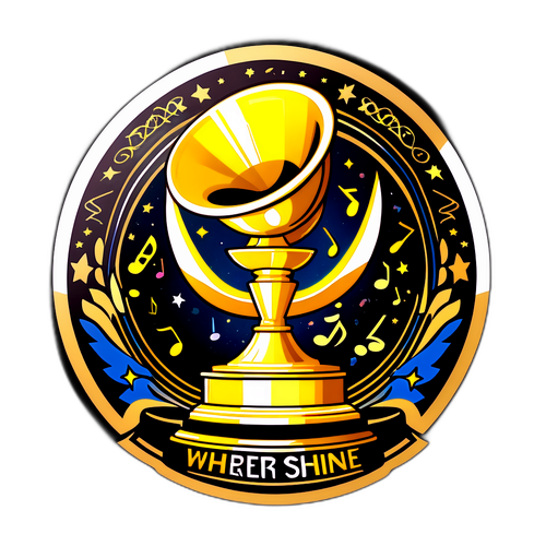 ग्रामมี่ 2026 के लिए ग्लैमरस स्टिकर