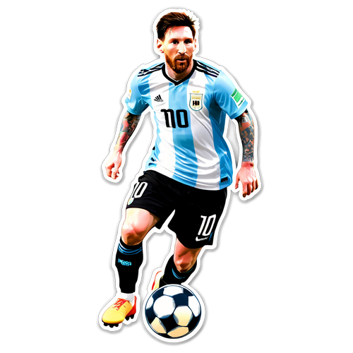 Keajaiban Messi: Gol Dribble Yang Memukau di Latar Belakang Bendera Argentina!