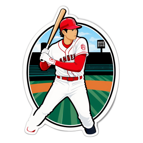 大谷翔平棒球貼紙