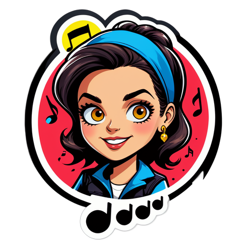 Comic-Sticker von Claudia Plakolm