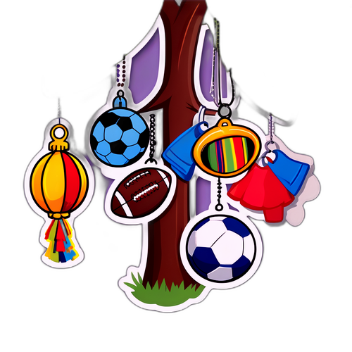 Stiker Pesona Sepak Bola dari Pohon Persahabatan