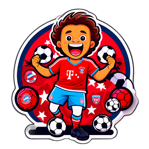 Speelse Bayern München Mascotte