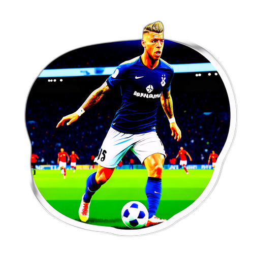 Illustration héroïque de Toby Alderweireld en défense