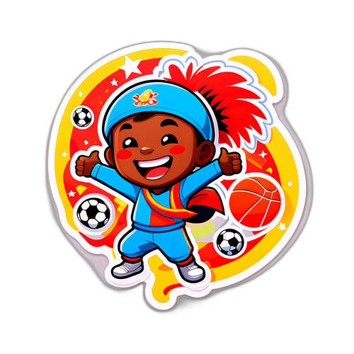 运动小伙伴的欢笑与成就