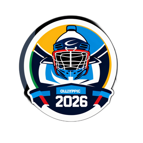 2026年冬季奧林匹克冰球慶祝貼紙