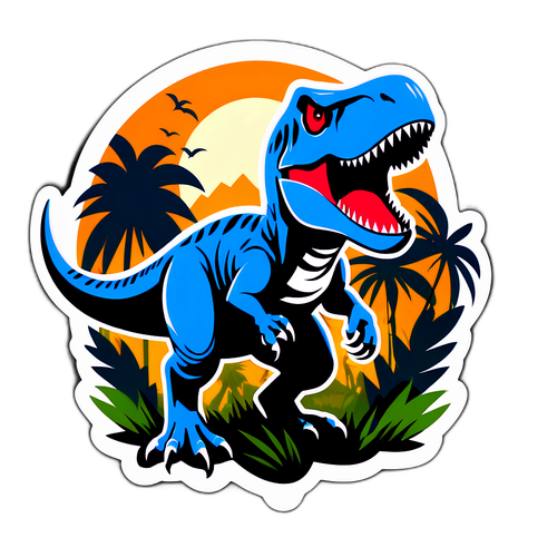 Fascinerende dinosaur-sticker inspirert av 'Jurassic World Rebirth'