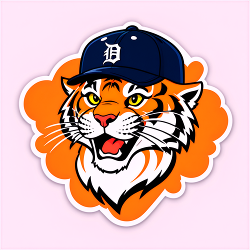 Unleash the Fun! Meet the Detroit Tigers’ Adorable New Mascot in a Baseball Cap!